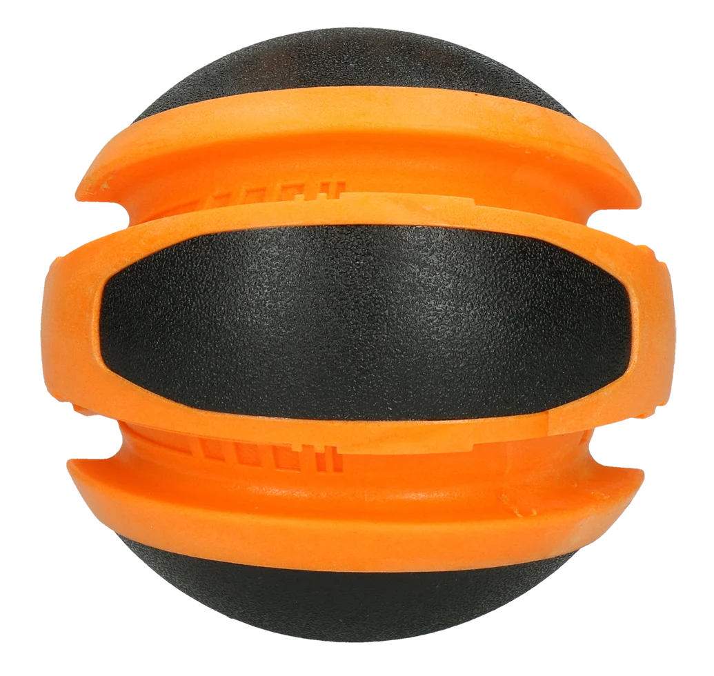 Springender Hundeball Orange, 14 cm – Dog Comets Planets – Bild 3