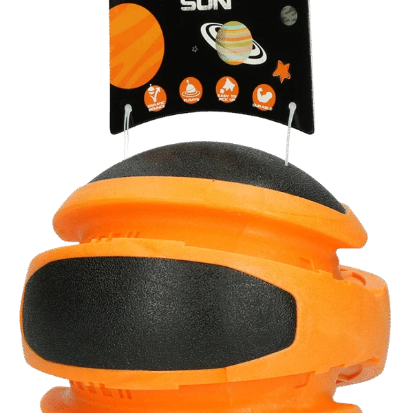 Springender Hundeball Orange, 14 cm – Dog Comets Planets