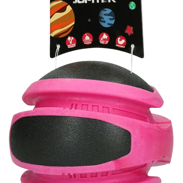 Springender Hundeball Rosa, 14 cm – Dog Comets Planets