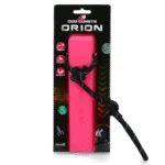 Apportierdummy mit Seil, schwimmfähig, 20 x 4 x 4 cm, Rosa – Dog Comets Orion