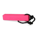 Apportierdummy mit Seil, schwimmfähig, 20 x 4 x 4 cm, Rosa – Dog Comets Orion – Bild 2