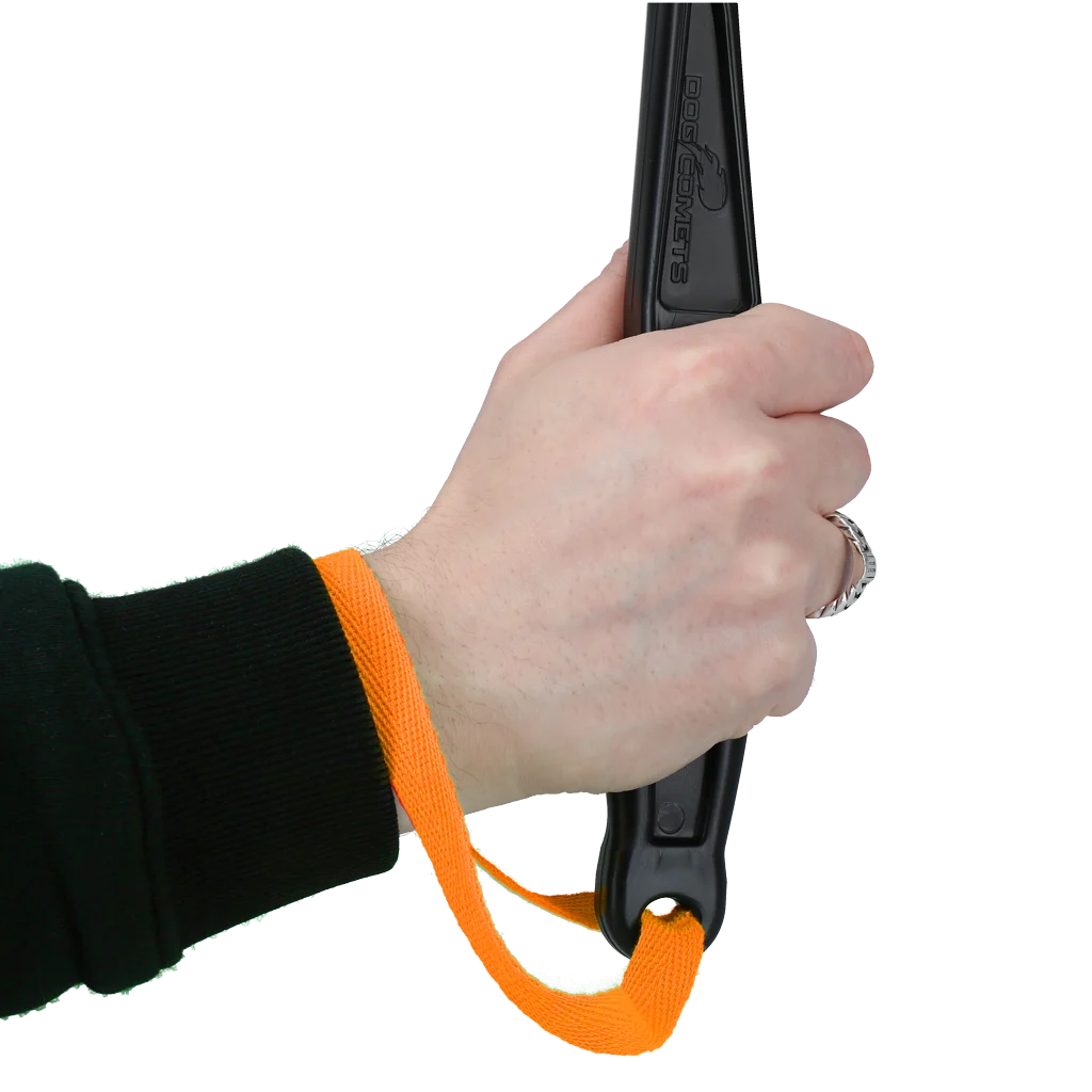 Ballwerfer für Hunde mit Tennisball M, 48 cm, Orange – Dog Comets Launcher – Bild 4