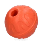 Hundeball mit unvorhersehbarem Sprungverhalten, schwimmfähig, Orange – Dog Comets Vortex – Bild 2