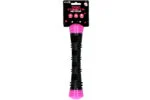 Wurfstock aus Gummi mit Quietscher, S 23 cm, Pink – Dog Comets Meteor
