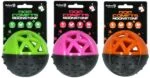 Gummiball für Hunde mit Quietschie, rosa – Dog Comets Moonstone – Bild 3