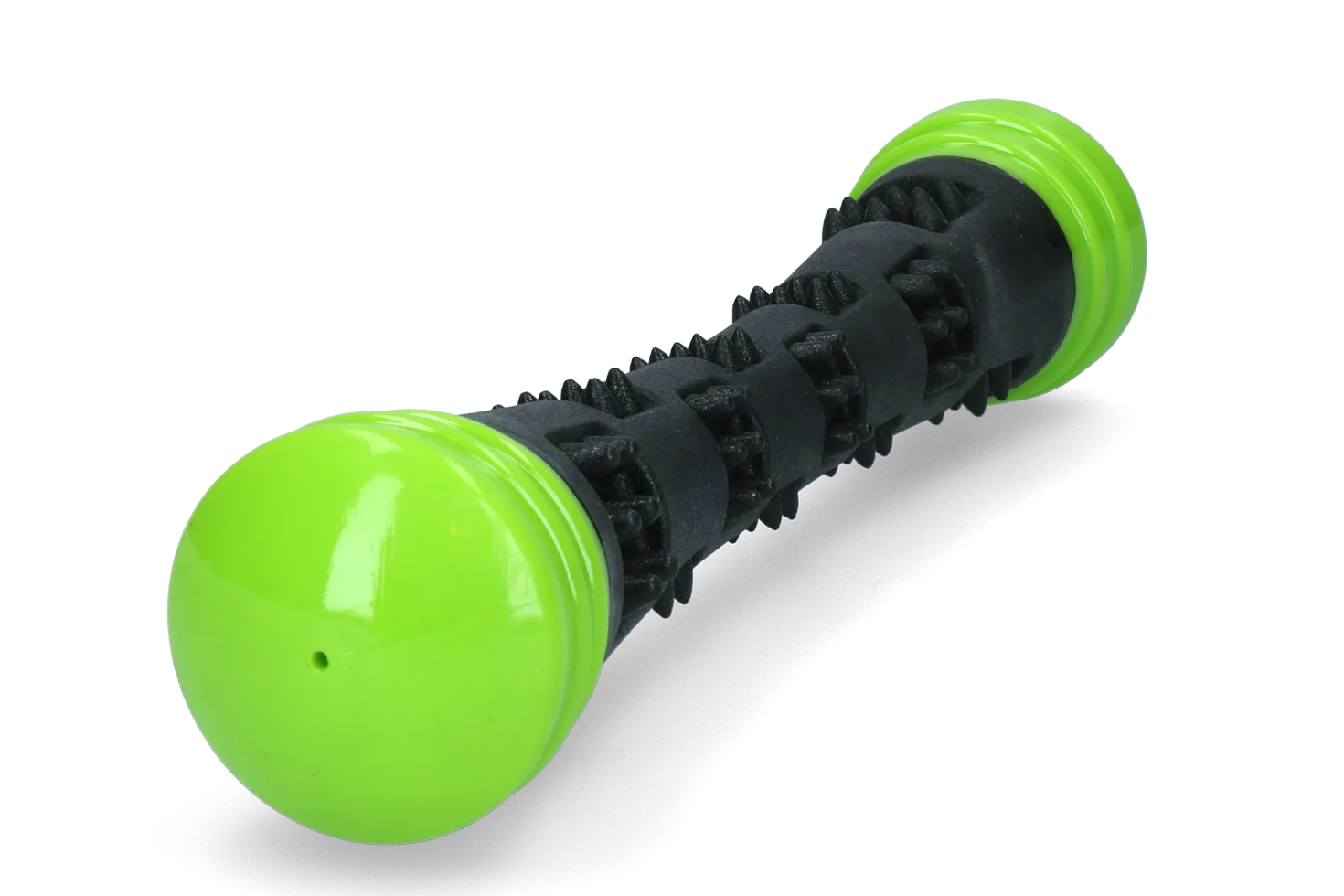 Wurfstock aus Gummi mit Quietscher L, 32 cm, Grün – Dog Comets Meteor – Bild 2