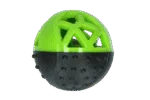 Leckerliball aus Gummi mit Quietscher, Grün – Dog Comets Moonstone – Bild 3