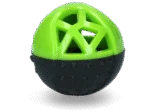 Leckerliball aus Gummi mit Quietscher, Grün – Dog Comets Moonstone – Bild 2