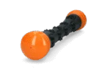 Wurfstange aus Gummi mit Quietscher, L 32 cm, Orange – Dog Comets Meteor – Bild 4