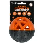 Gummiball für Leckerlis mit Quietscher, Orange – Dog Comets Moonstone