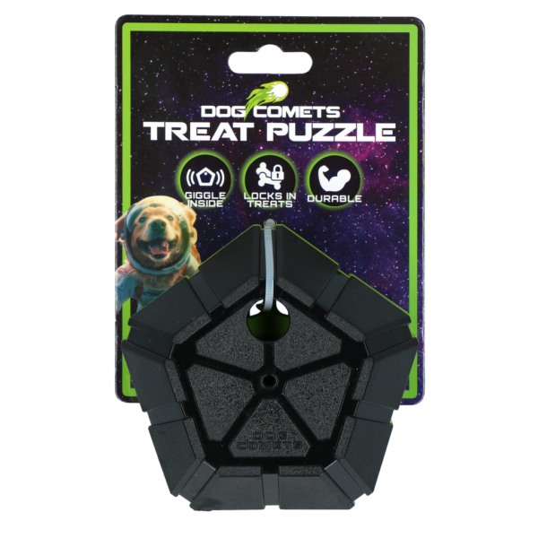 Dog Comets Treat Puzzle – Hundepuzzleball mit drehbaren Teilen und Kichergeräusch