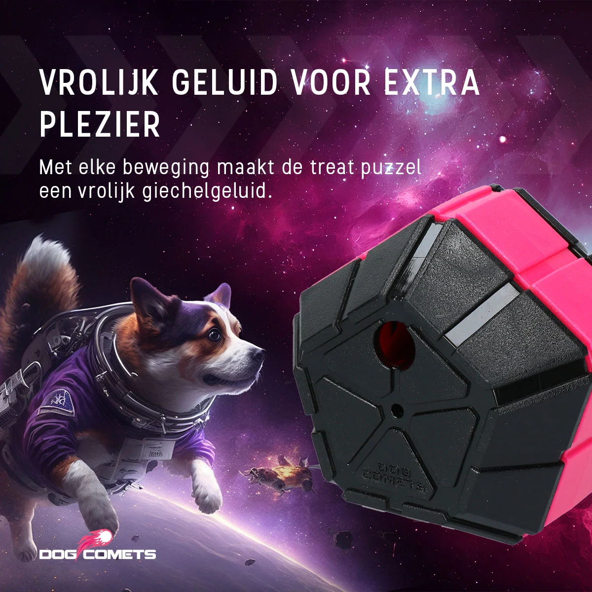Hundepuzzleball mit drehbaren Teilen – Dog Comets Treat Puzzle – Bild 5