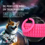 Hundeball mit einziehbarem Seil, Rosa – Dog Comets Blazar Jet – Bild 6