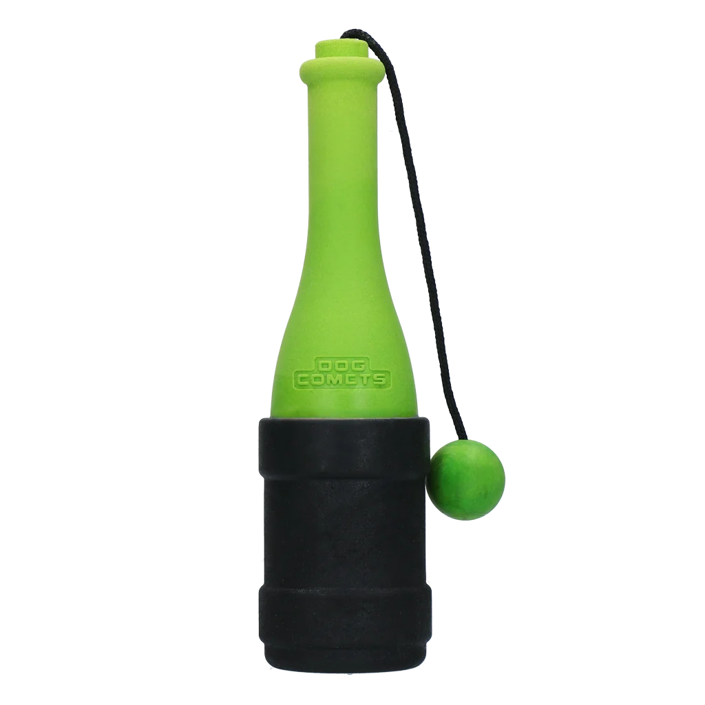 Apportierspielzeug mit Seil fürs Wasser, 23 cm, Grün – Dog Comets Bobber – Bild 3