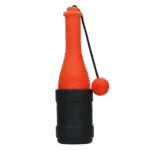Apportierspielzeug mit Seil für Wasser, 23 cm, Orange – Dog Comets Bobber – Bild 3