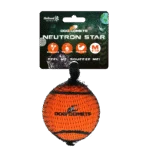Hundetennisball mit Quietsche M, Ø 6 cm, Orange – Dog Comets Neutron Star