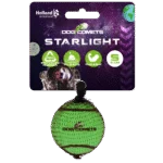 Tennisball für Hunde, schwimmfähig, Ø 5 cm, Grün – Dog Comets Starlight