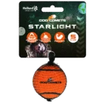 Tennisball für Hunde, schwimmfähig, Orange S, Ø 5 cm – Dog Comets Starlight