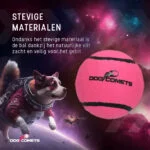 Tennisball für Hunde, schwimmfähig, Ø 6 cm, rosa – Dog Comets Starlight – Bild 4