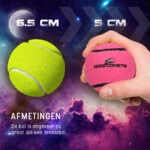 Tennisball für Hunde, schwimmfähig, Rosa S, Ø 5 cm – Dog Comets Starlight – Bild 6