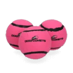 Hundetennisball mit Quietscher M, Ø 6 cm, Rosa, 3 Stück – Dog Comets Neutron Star – Bild 3