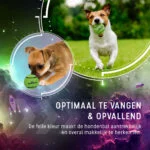 Tennisball für Hunde, schwimmfähig, grün S, Ø 5 cm, 3 Stück – Dog Comets Starlight – Bild 4