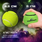 Tennisball für Hunde, schwimmfähig, Ø 5 cm, Grün – Dog Comets Starlight – Bild 6