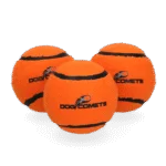 Tennisball für Hunde, schwimmfähig, Ø 6 cm, orange, 3 Stück – Dog Comets Starlight – Bild 2
