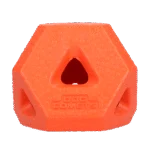 Leckerliwürfel aus TPR für Snacks und Kauknochen, Orange – Dog Comets Treat Lock Cube