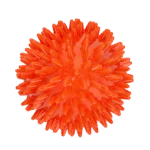 Apportierspielzeug in Eiform mit Quietscher und Noppen, Orange M, Ø 80 x 110 mm – Dog Comets Cosmic Egg – Bild 3