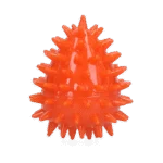 Apportierspielzeug in Eiform mit Quietscher und Noppen, Orange S, Ø 50 x 60 mm – Dog Comets Cosmic Egg – Bild 2