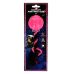 Hundeball mit Tau, 6 cm, Rosa – Dog Comets AstroTug