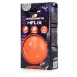 Hunde Bewegungsspielball mit Tiergeräuschen, Orange – Dog Comets Helix