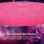 Hundefrisbee aus Schaumstoff, schwimmfähig, pink M – Dog Comets UFO Flyer – Bild 6
