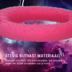 Wurfring für Hunde aus Schaumstoff, schwimmfähig, rosa, M, Ø 19 cm – Dog Comets UFO Ring – Bild 6
