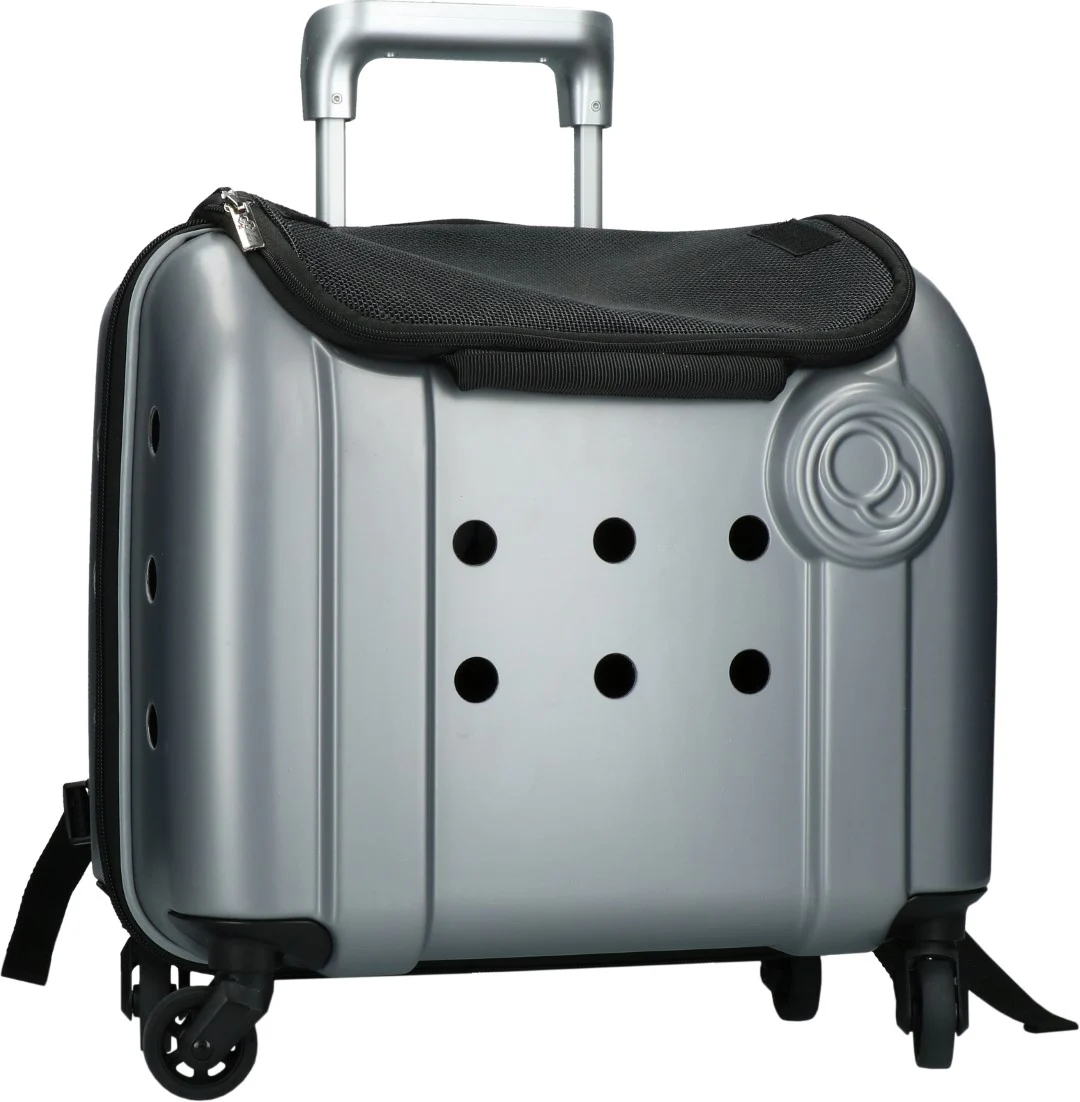 Hundetrolley mit Rucksackfunktion, Grau, 40 x 25 x 31 cm – Compaws Trolley London – Bild 1