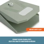 Trinkbrunnen mit Fußpedal und Gartenschlauchanschluss, Olivgrün – Coolpets Splash Water Fountain – Bild 5