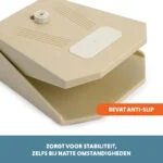 Trinkbrunnen mit Fußpedal und Gartenschlauchanschluss, Beige – Coolpets Splash Water Fountain – Bild 5