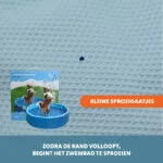 Hundepool mit Sprinklern, Durchmesser 120 cm, Randhöhe 30 cm – Coolpets Splash Sprinkler Pool – Bild 5