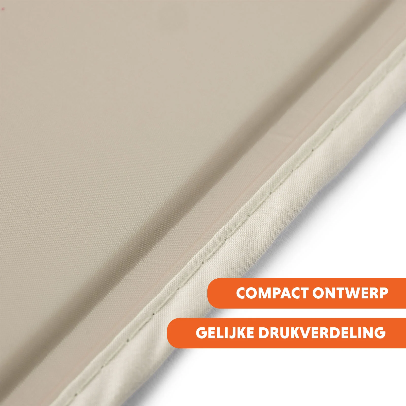 Kühlmatte für Hunde mit festem Gel, Beige, XL 120 x 70 cm – Coolpets Gel Cooling Mat – Bild 6