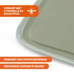 Kühlmatte für Hunde mit festem Gel, Olivgrün, L 90 x 60 cm – Coolpets Gel Cooling Mat – Bild 5