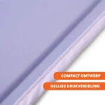 Kühlmatte für Hunde mit festem Gel, Lila, XL 120 x 70 cm – Coolpets Gel Cooling Mat – Bild 6