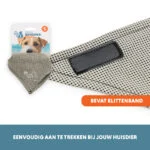 Kühlbandana für Hunde, Beige, S, 45 x 20 cm – Coolpets Cooling Bandana – Bild 5