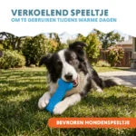 Kühlendes Hundespielzeug in Knochenform, mit Wasser befüllbar, 14 x 6,7 x 3,8 cm – Coolpets Ice Bone – Bild 5
