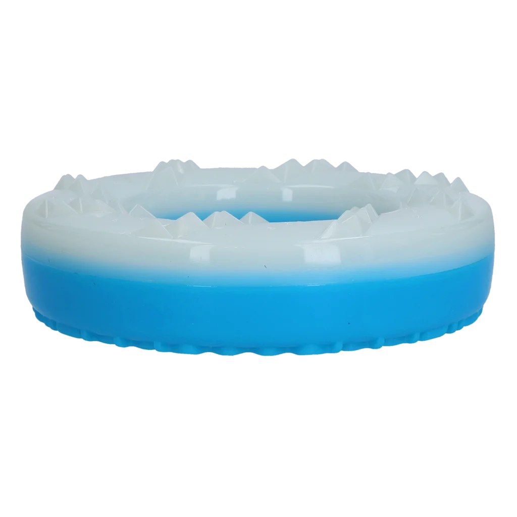 Kühlender Spielring für Hunde, mit Wasser befüllbar, 12 x 3,3 x 3,3 cm – Coolpets Ice Ring – Bild 3