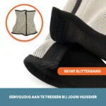 Kühlweste für Hunde, wasseraktiviert, L, Rückenlänge 35 cm – Coolpets Cooling Vest – Bild 5
