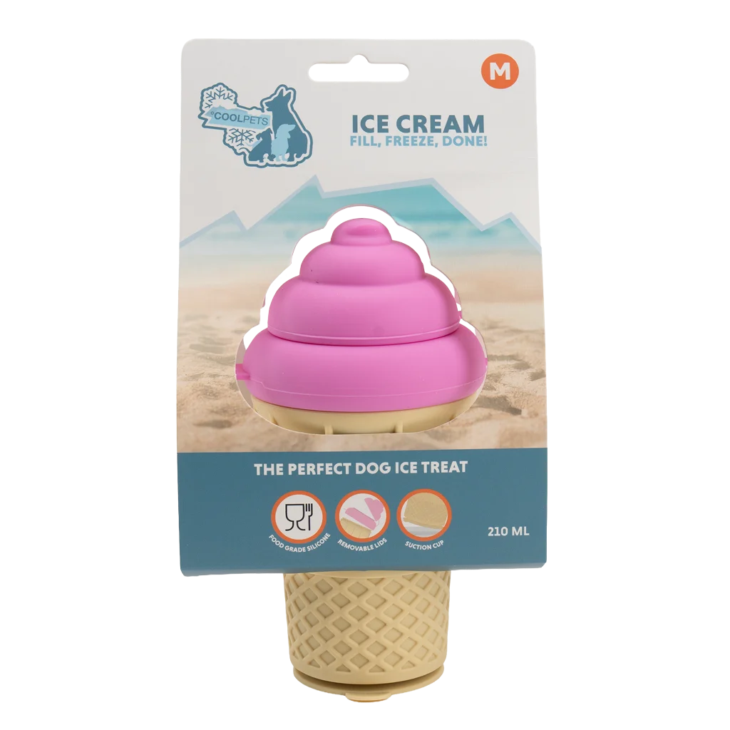 COOL095M-1.png Silikonform für Hundeeis mit Saugnapf – Coolpets Ice Cream M – Bild 1