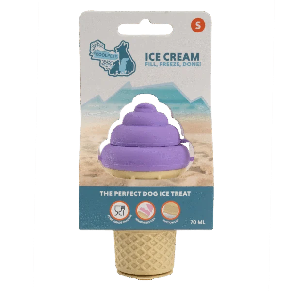 Silikonform für Hundeeis mit Saugnapf – Coolpets Ice Cream S
