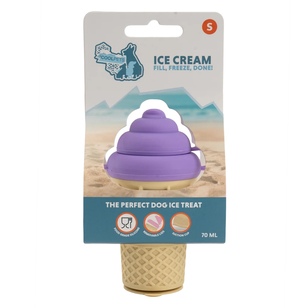 Silikonform für Hundeeis mit Saugnapf – Coolpets Ice Cream S – Bild 1