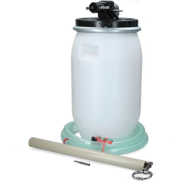 Drenchpumpe mit Bohrmaschinenantrieb und 25 l Behälter für Kühe – Excellent Cow Drencher Drill Driven